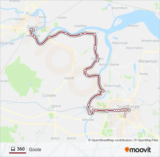 360 Bus Line Map