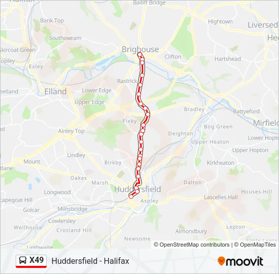 X49  Line Map
