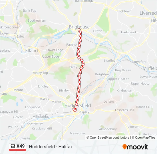 X49  Line Map