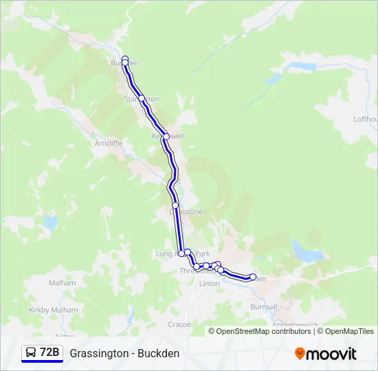 72B  Line Map