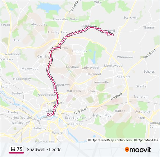 7S Bus Line Map