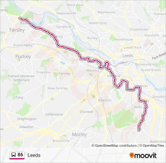 86 Route: Schedules, Stops & Maps - Middleton Centre (Updated)