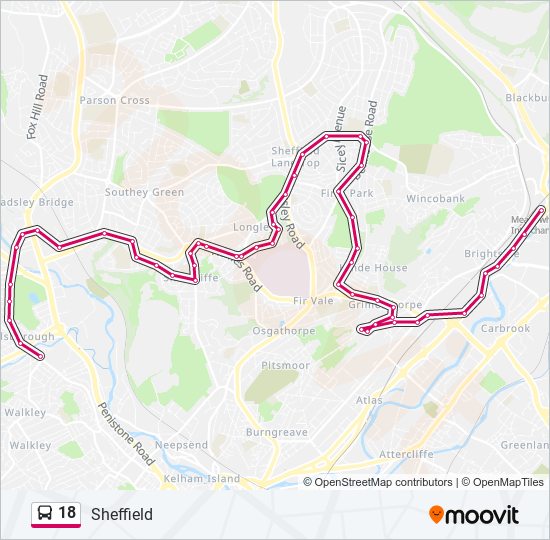 18 Route Schedules Stops Maps Meadowhall Updated 