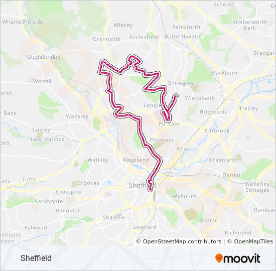 Bus 32 Route Map 32 Route: Schedules, Stops & Maps - Firth Park (Updated)