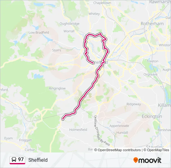 97 Bus Line Map