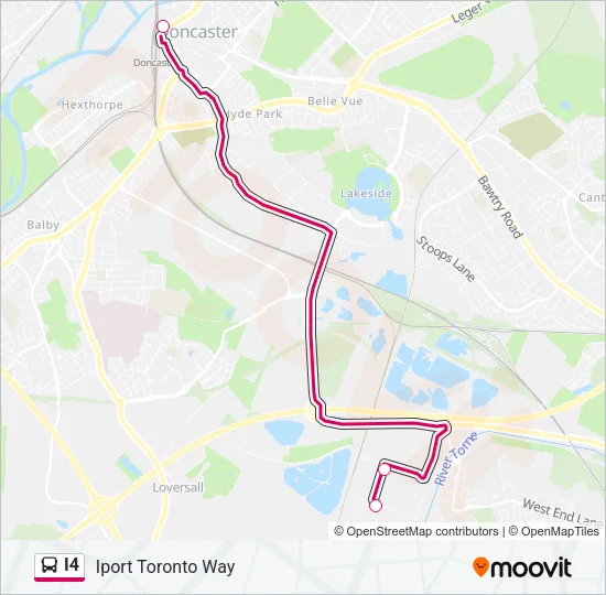 I4 Bus Line Map