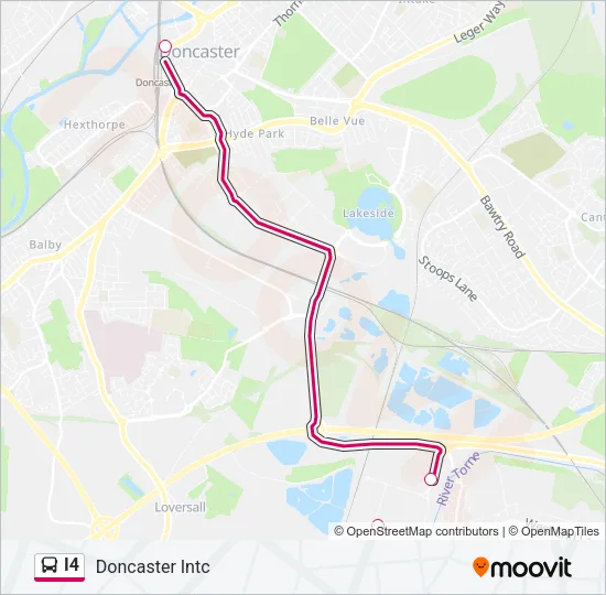 I4 Bus Line Map
