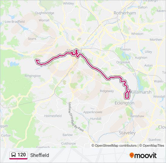 120 Bus Line Map