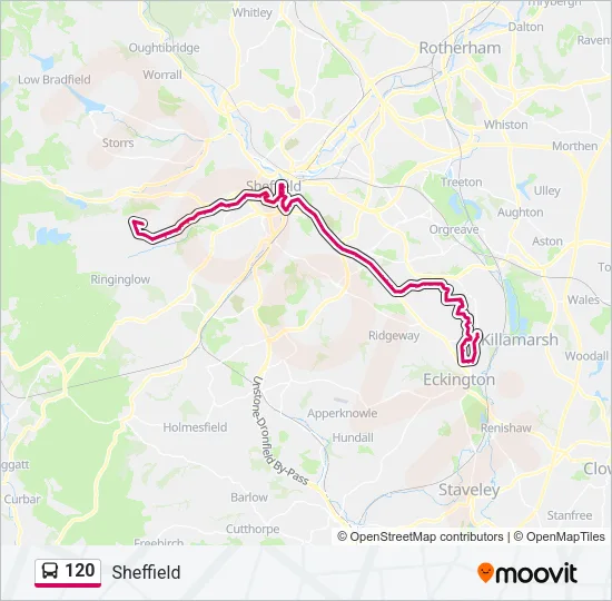 120 Bus Line Map