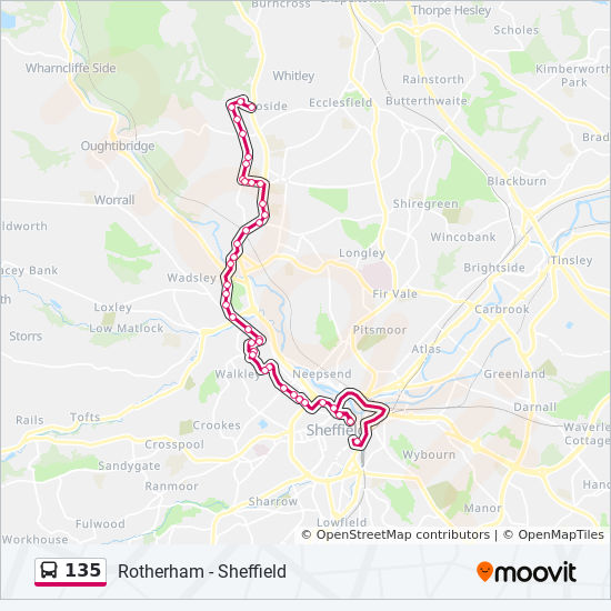 Bus 135 Route Map 135 Route: Schedules, Stops & Maps - Hillsborough (Updated)