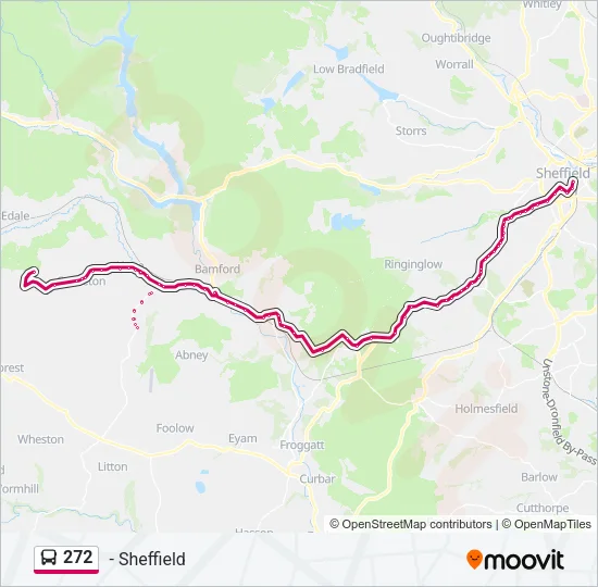 272 Bus Line Map