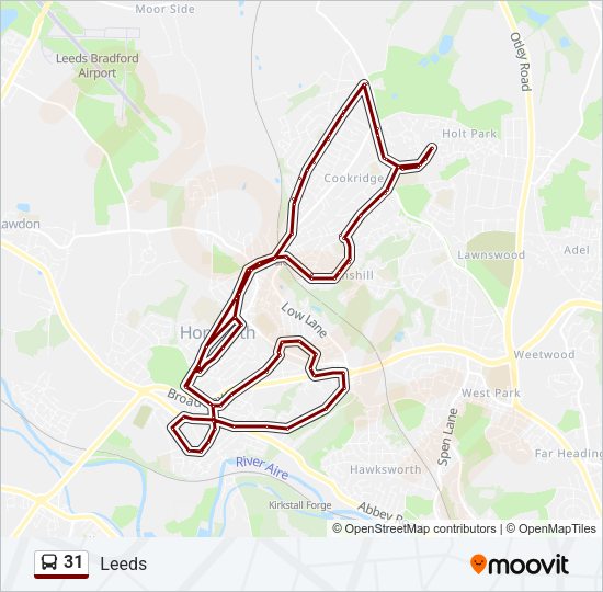 31 Bus Line Map