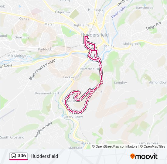 306 Bus Line Map