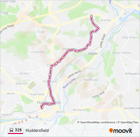 328 Bus Line Map