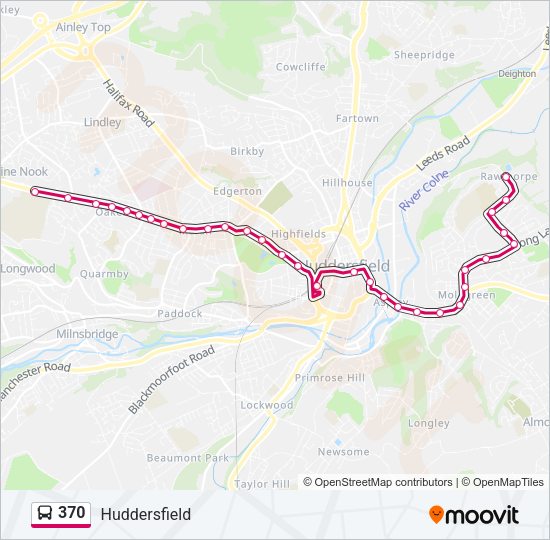 370 Bus Line Map