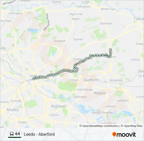 64 Bus Line Map