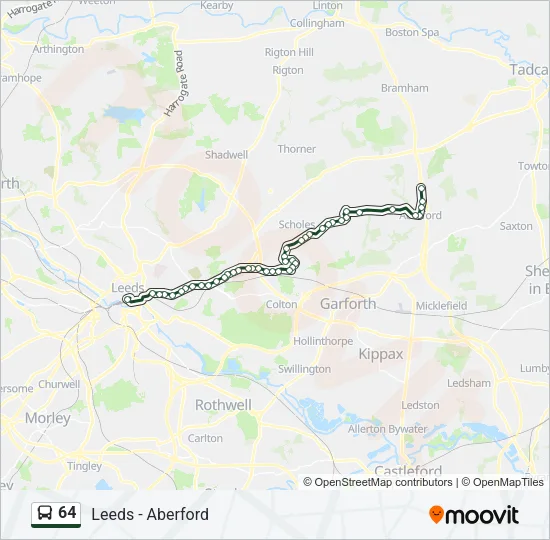 64 Bus Line Map