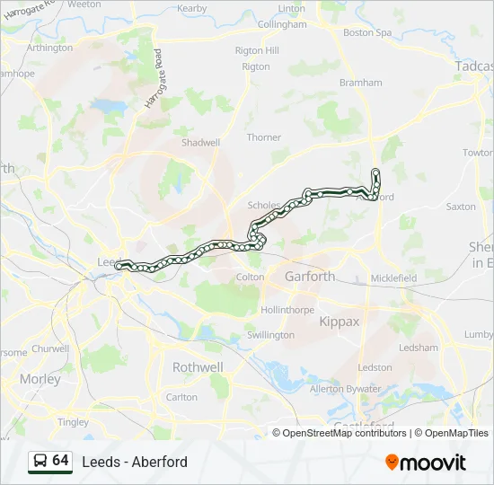 64 Bus Line Map
