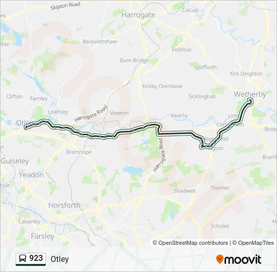 923 Bus Line Map