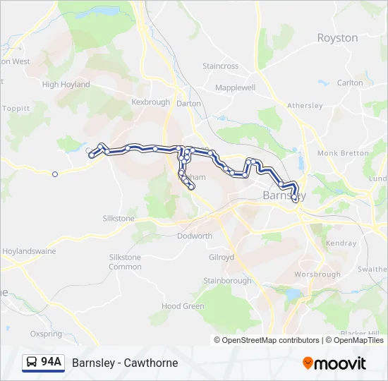 94A Bus Line Map