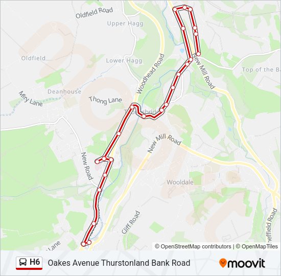 H6 Bus Line Map