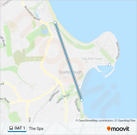OAT 1 Bus Line Map
