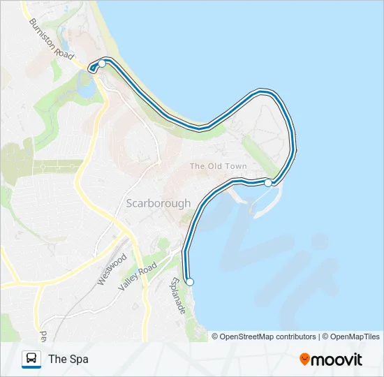 109 SEAFRONT SERVICE Bus Line Map