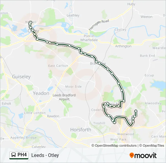 PH4 Bus Line Map