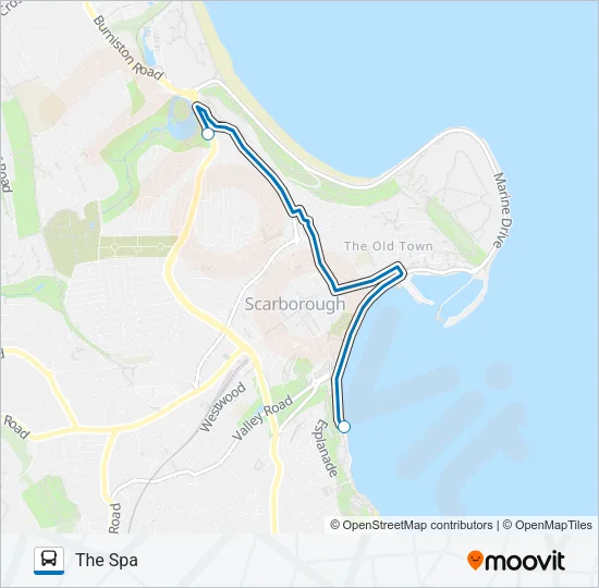 927-BATTLE-OF-PEASHOLM Bus Line Map