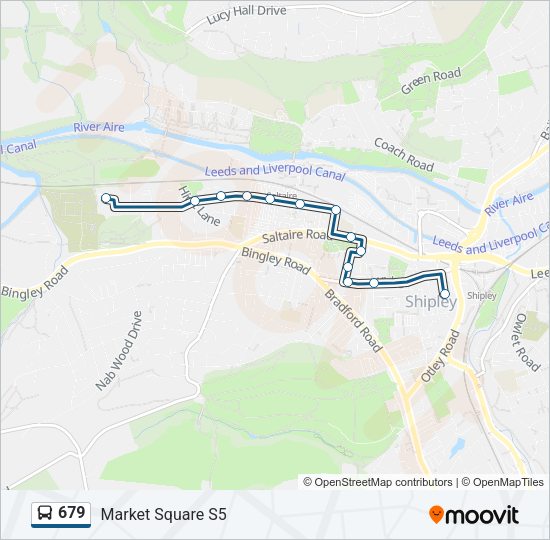 679 Bus Line Map