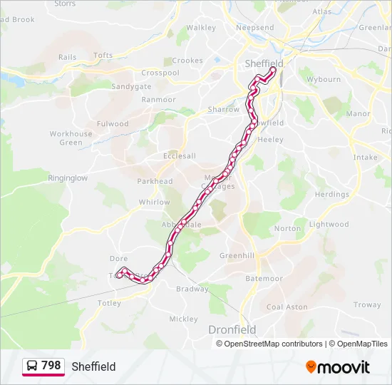 798 Bus Line Map