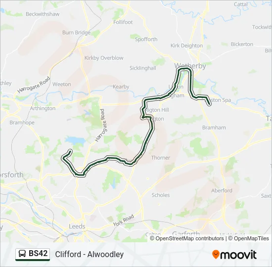 BS42 Bus Line Map
