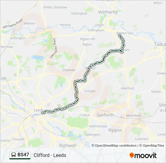 BS47 Bus Line Map