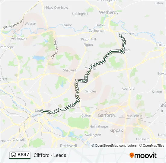 BS47 Bus Line Map