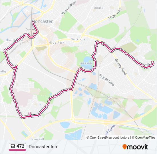 472 Bus Line Map