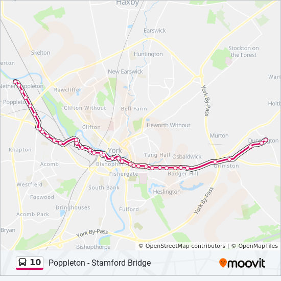 10 Route Schedules, Stops & Maps Stamford Bridge York (Updated)