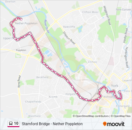10 Bus Line Map