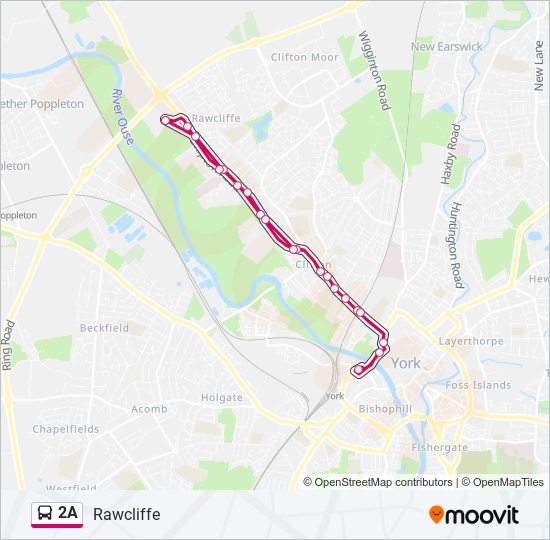 2a-route-schedules-stops-maps-york-updated