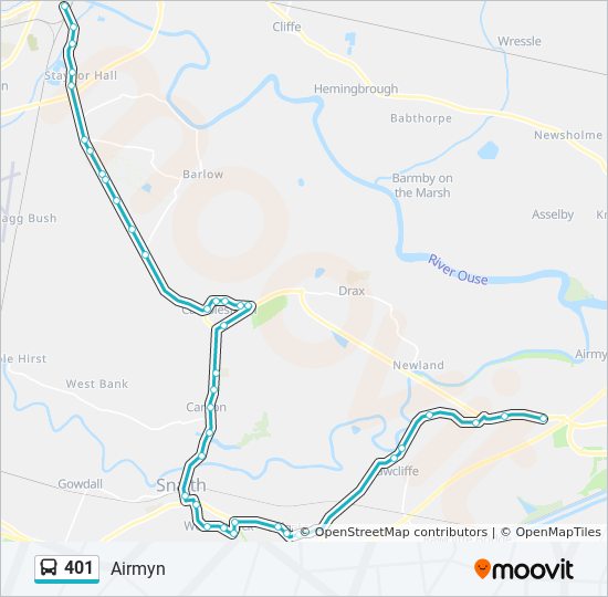 Bus 401 Route Map 401 Route: Schedules, Stops & Maps - Airmyn (Updated)