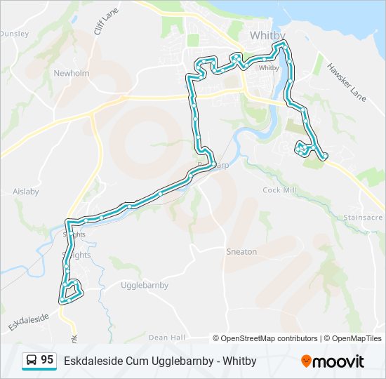 95 Route Schedules, Stops & Maps Sleights (Updated)