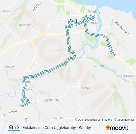 95 Bus Line Map
