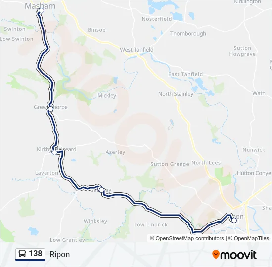 138 Bus Line Map