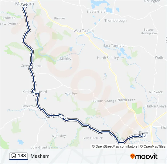 138 Bus Line Map
