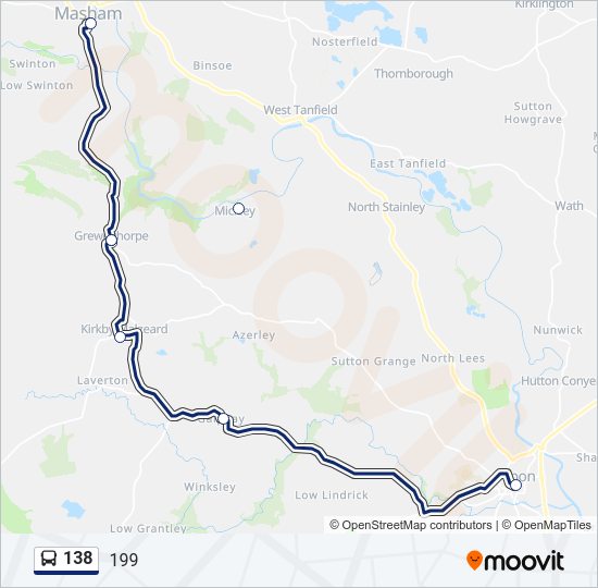 138 Bus Line Map