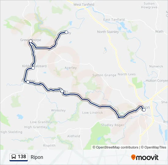 138 Bus Line Map