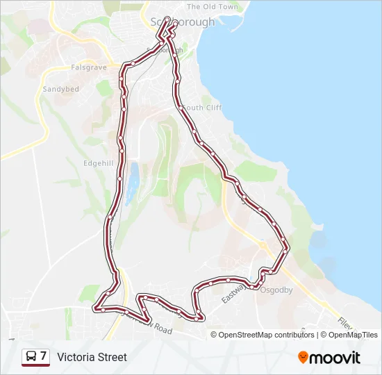 7 Bus Line Map