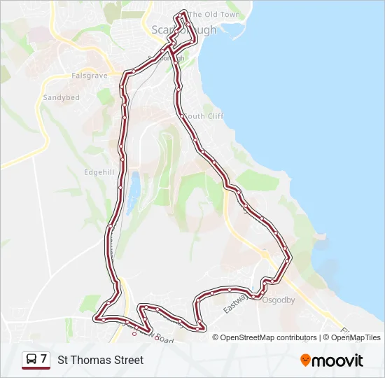 7 Bus Line Map
