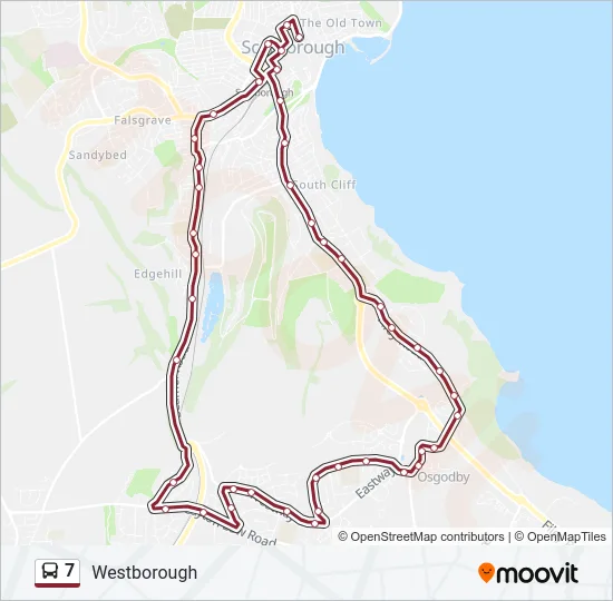 7 Bus Line Map
