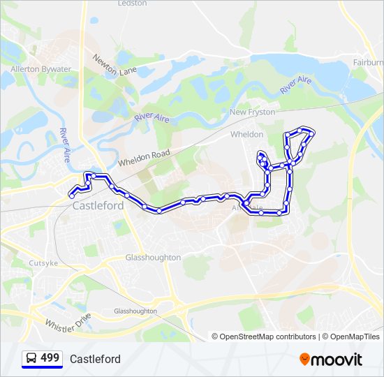 499 Route Schedules, Stops & Maps Castleford (Updated)
