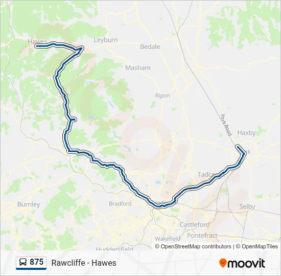 875 Route: Schedules, Stops & Maps - Rawcliffe Manor Ln (Updated)